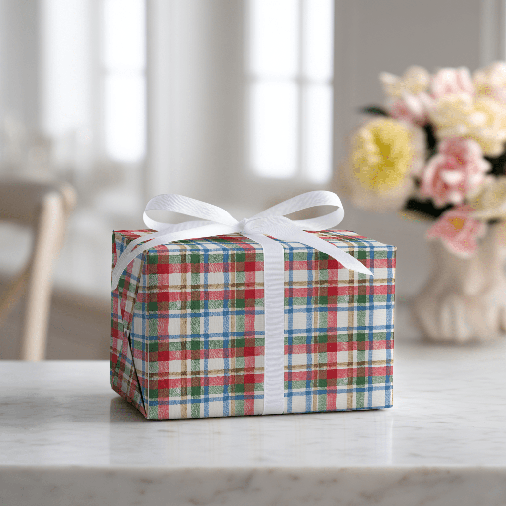 Pembroke Plaid - Wrapping Paper - Lemon Park
