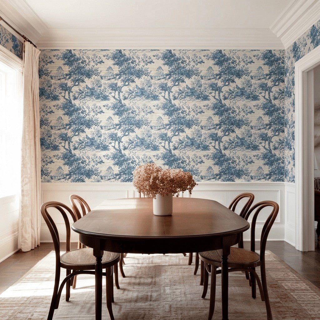 Penelope Lane Faux Grasscloth Wallpaper - Lemon Park
