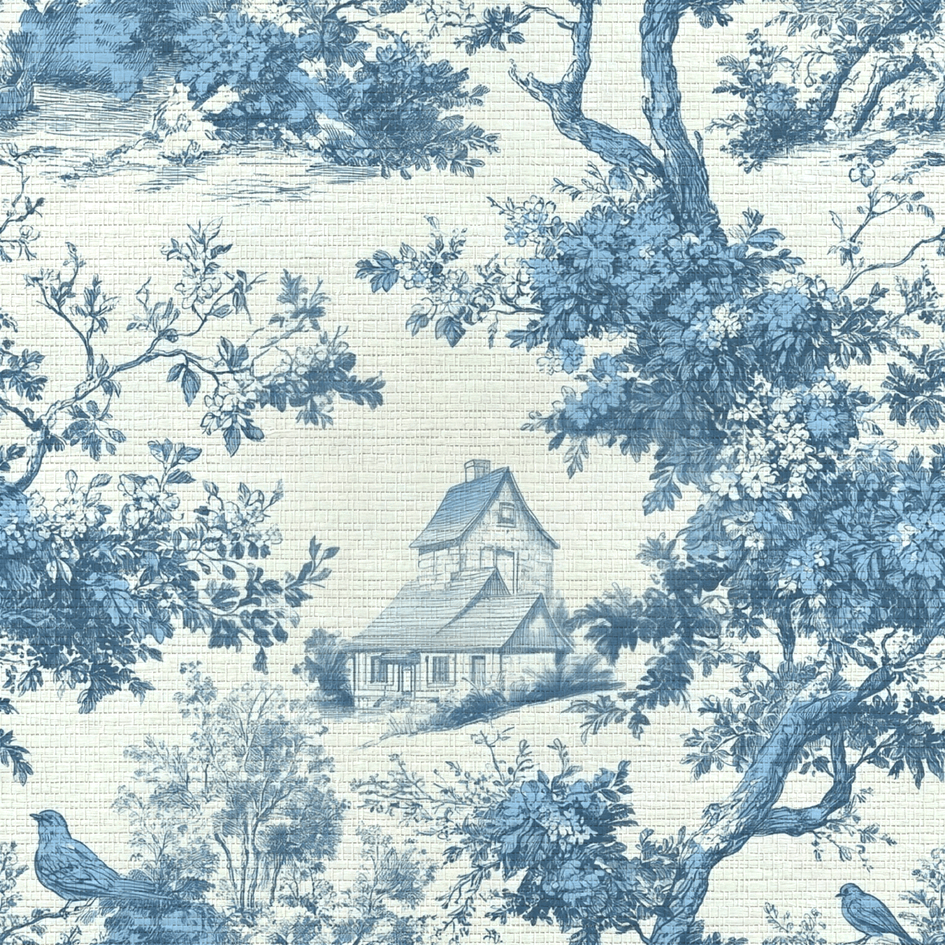 Penelope Lane Faux Grasscloth Wallpaper - Lemon Park