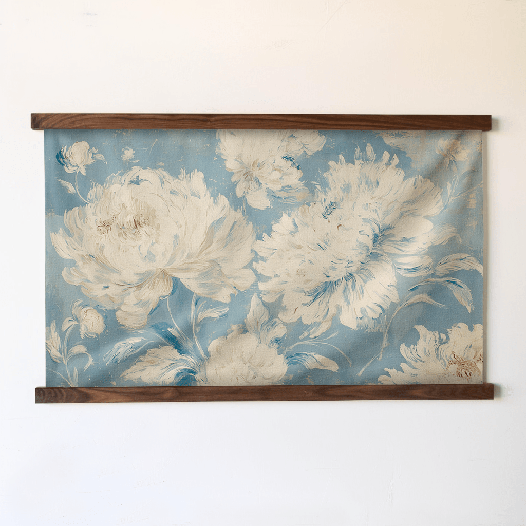 Peonies Bloom - Tapestry - Lemon Park