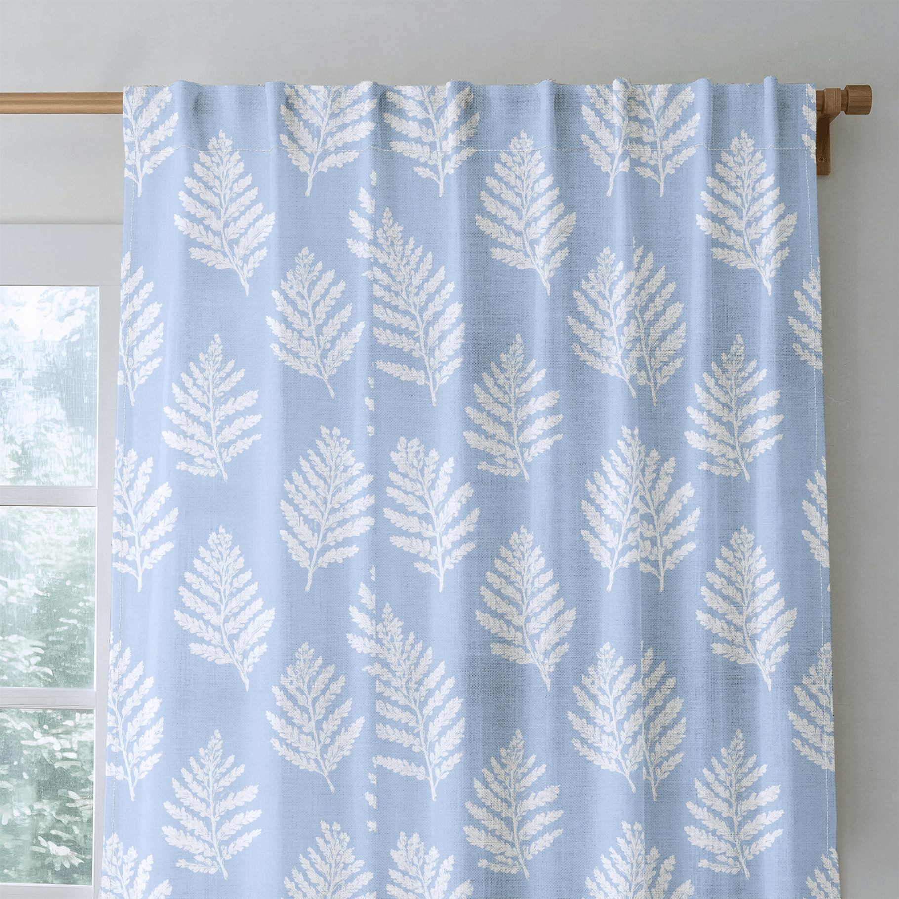 Periwinkle Branches - Drapery - Lemon Park