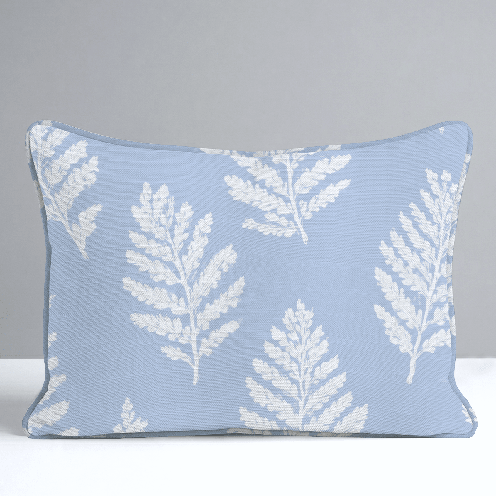 Periwinkle Branches Throw Pillow - Lemon Park