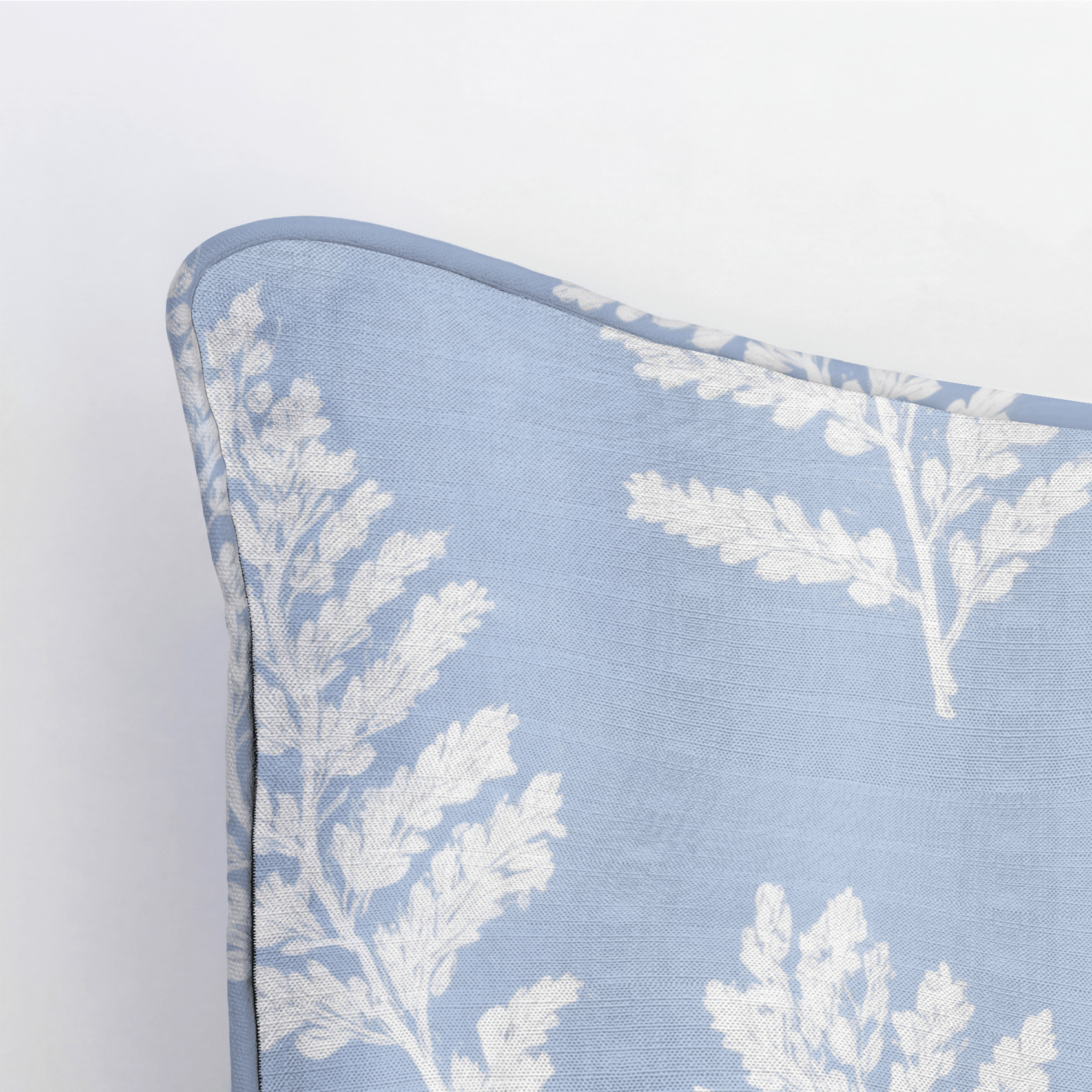 Periwinkle Branches Throw Pillow - Lemon Park