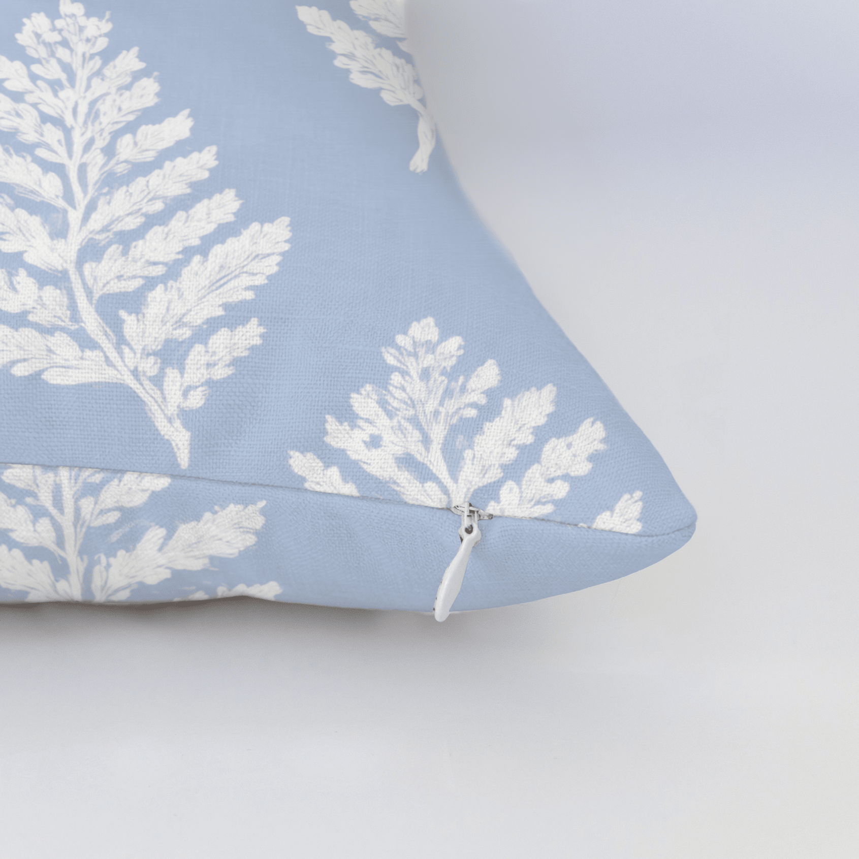 Periwinkle Branches Throw Pillow - Lemon Park