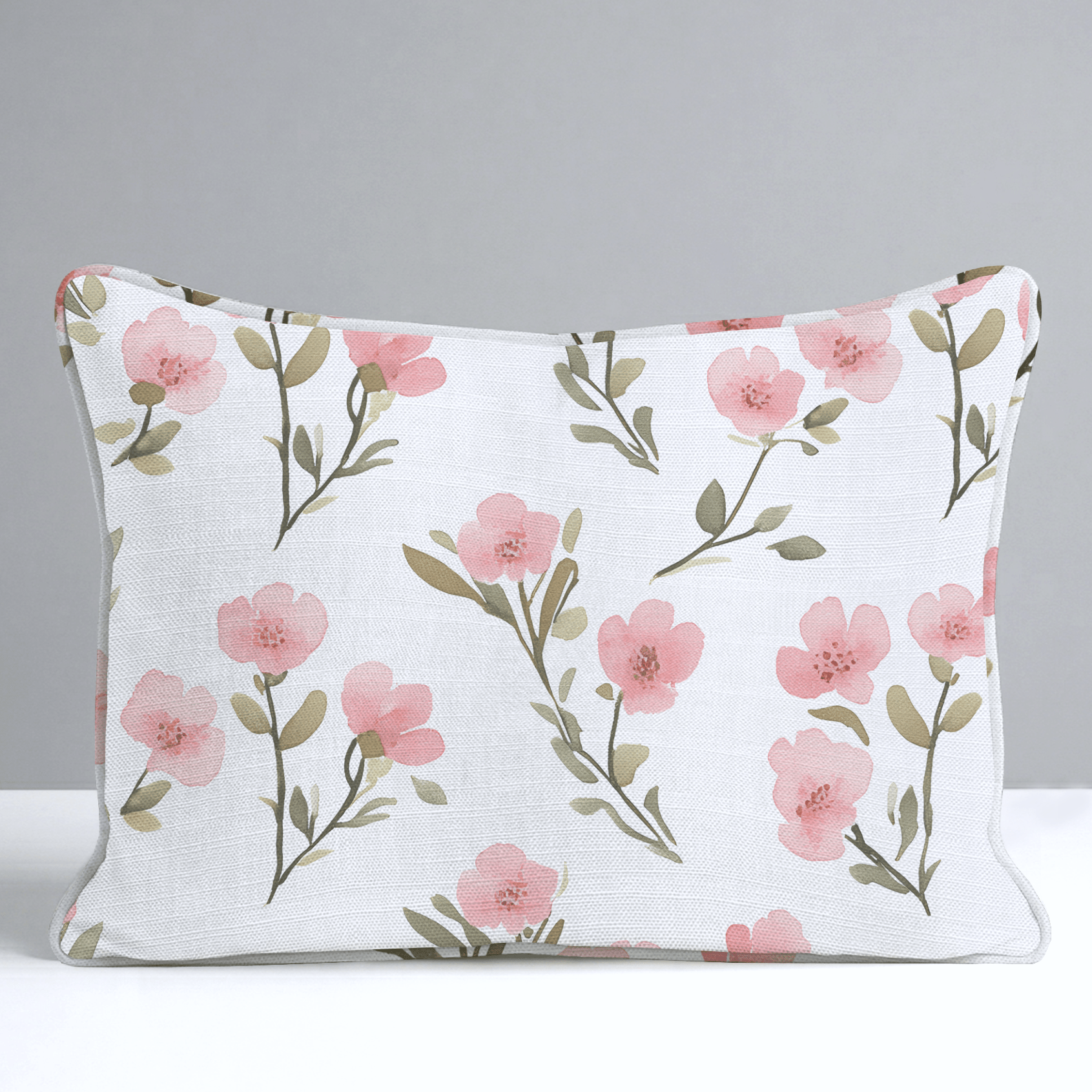 Petal Blush Throw Pillow - Lemon Park