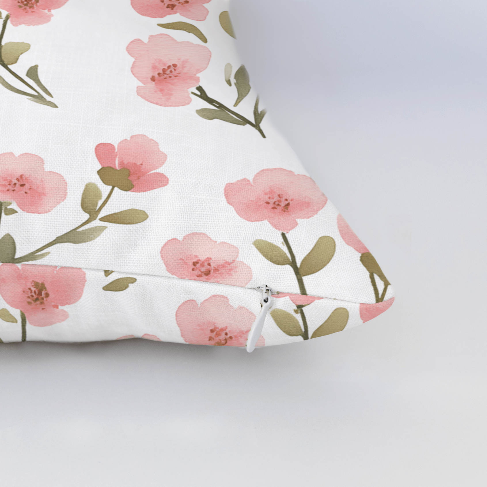 Petal Blush Throw Pillow - Lemon Park