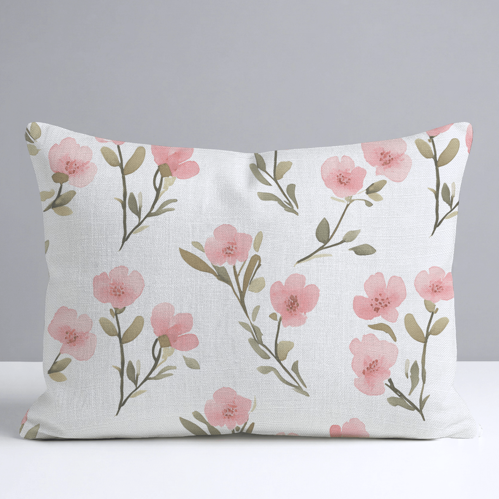 Petal Blush Throw Pillow - Lemon Park