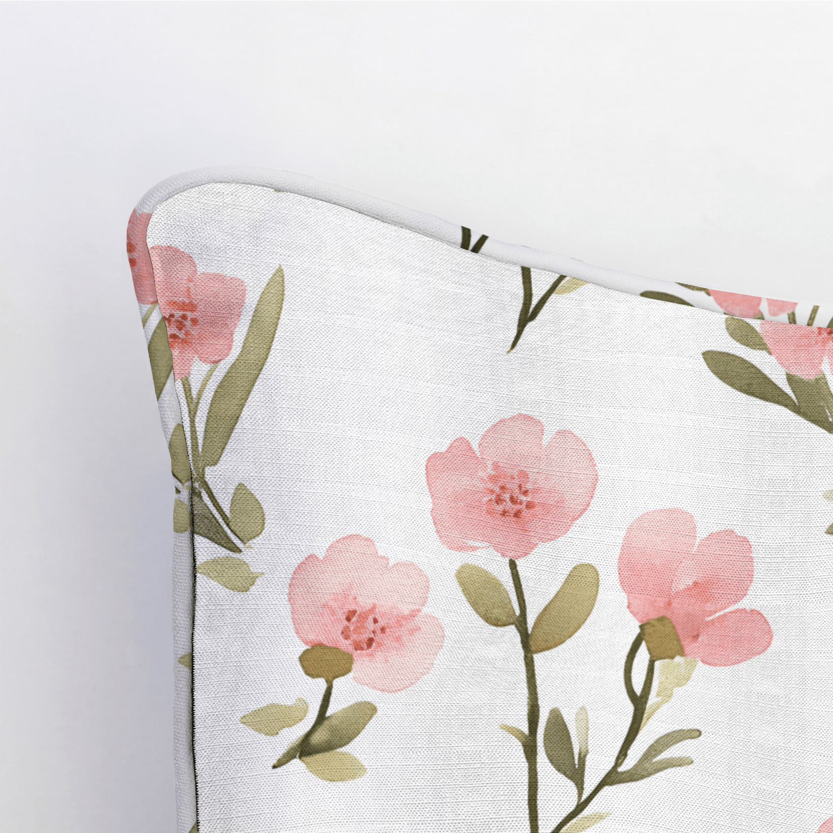 Petal Blush Throw Pillow - Lemon Park