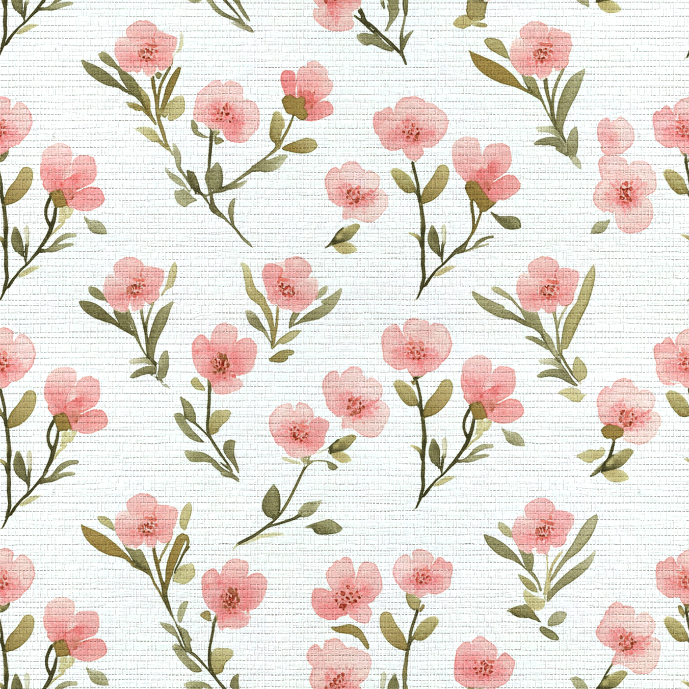 Petal Blush Faux Grasscloth Wallpaper