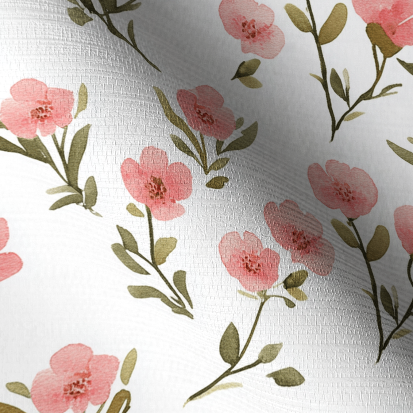 Petal Blush Faux Grasscloth Wallpaper