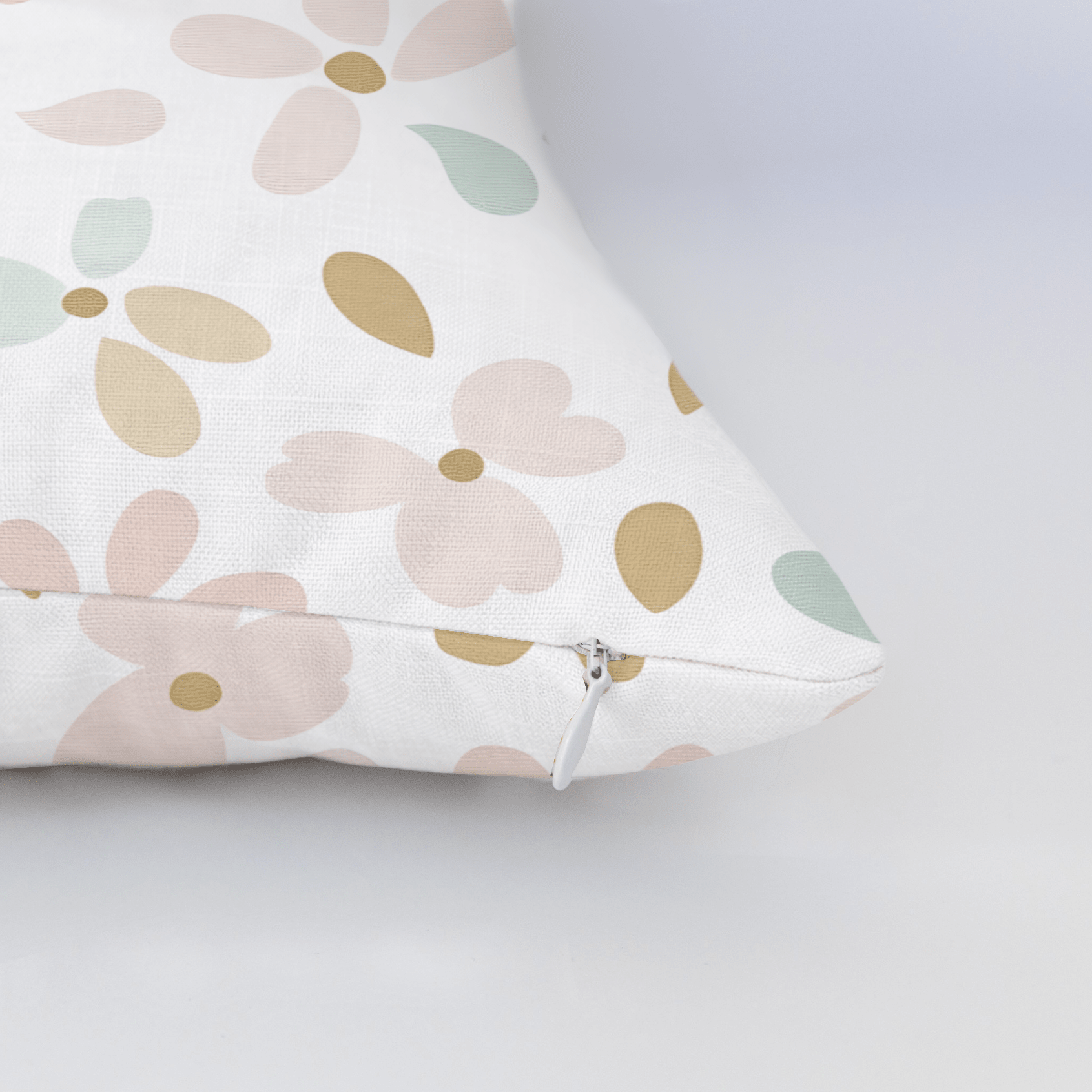Petal Dots Throw Pillow - Lemon Park