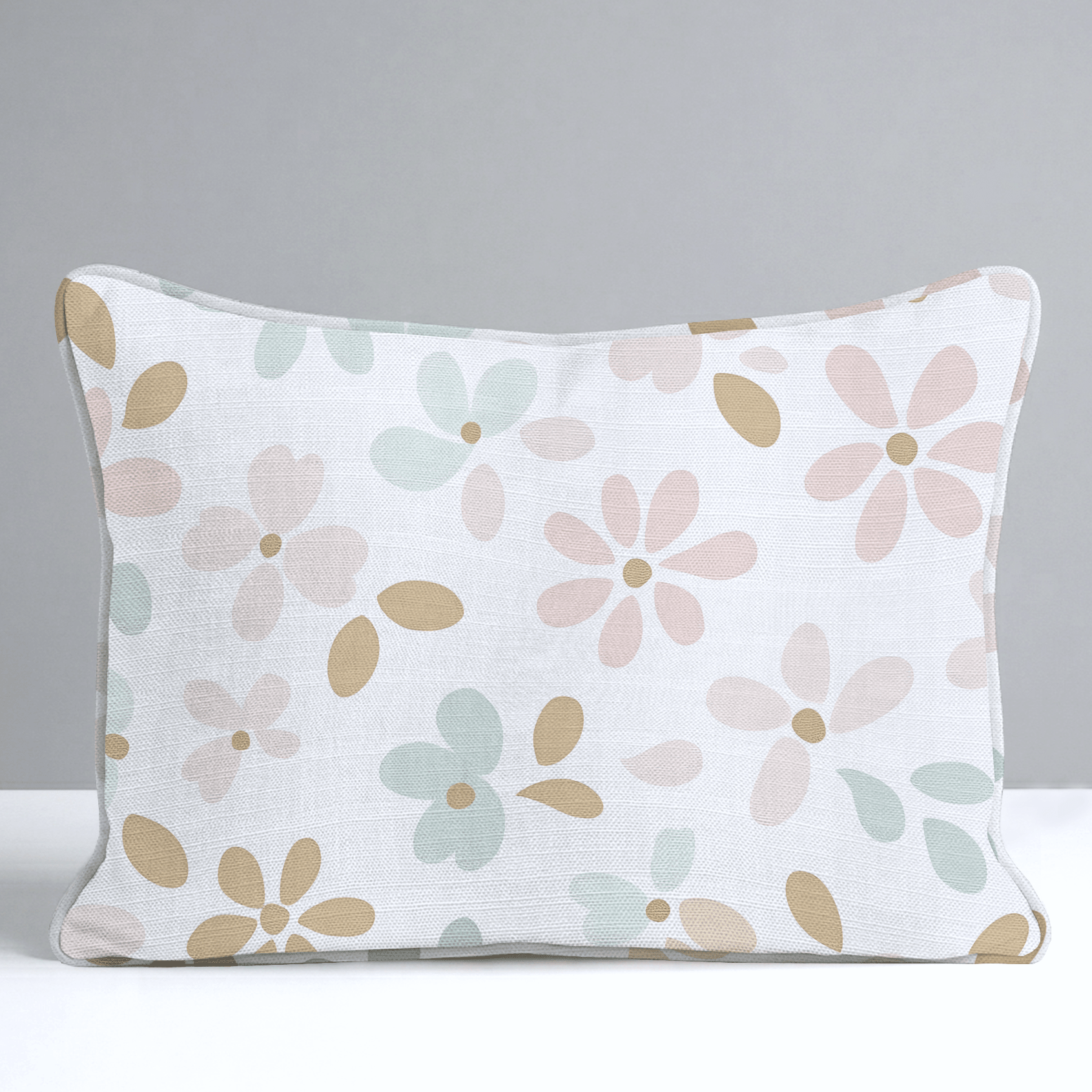 Petal Dots Throw Pillow - Lemon Park