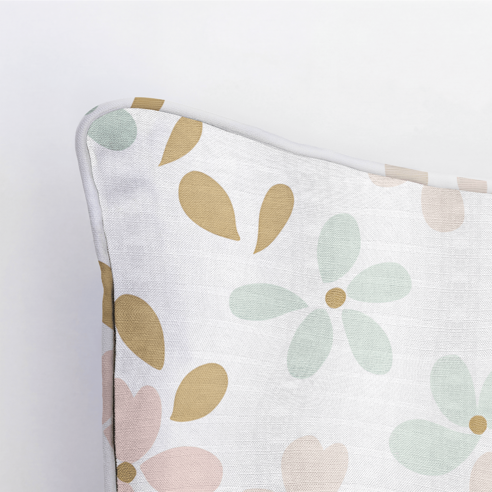 Petal Dots Throw Pillow - Lemon Park
