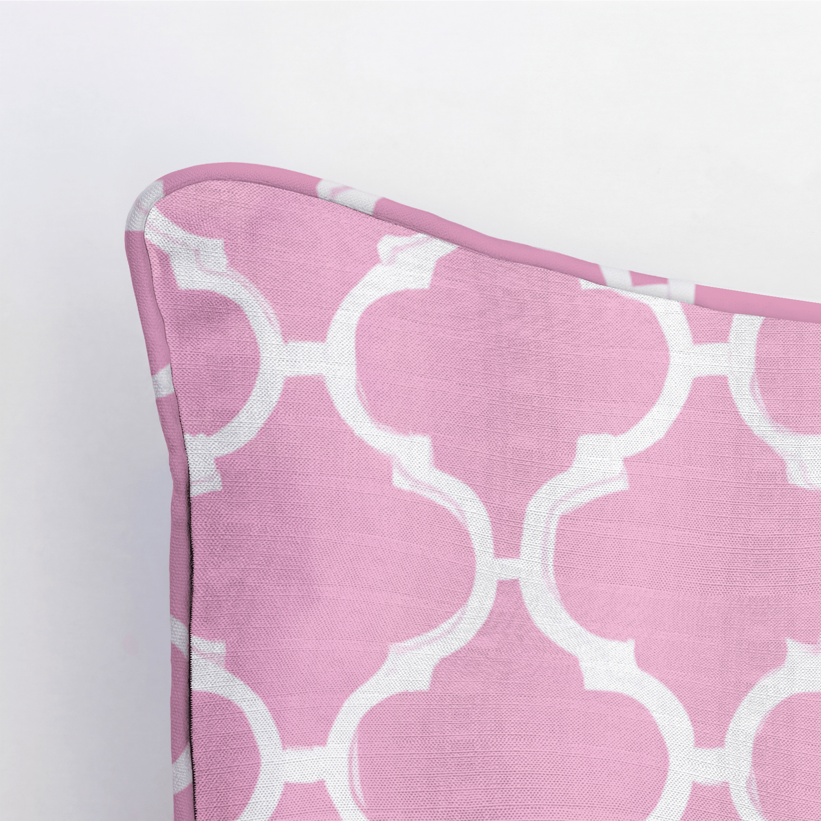Petal Lattice Throw Pillow - Lemon Park
