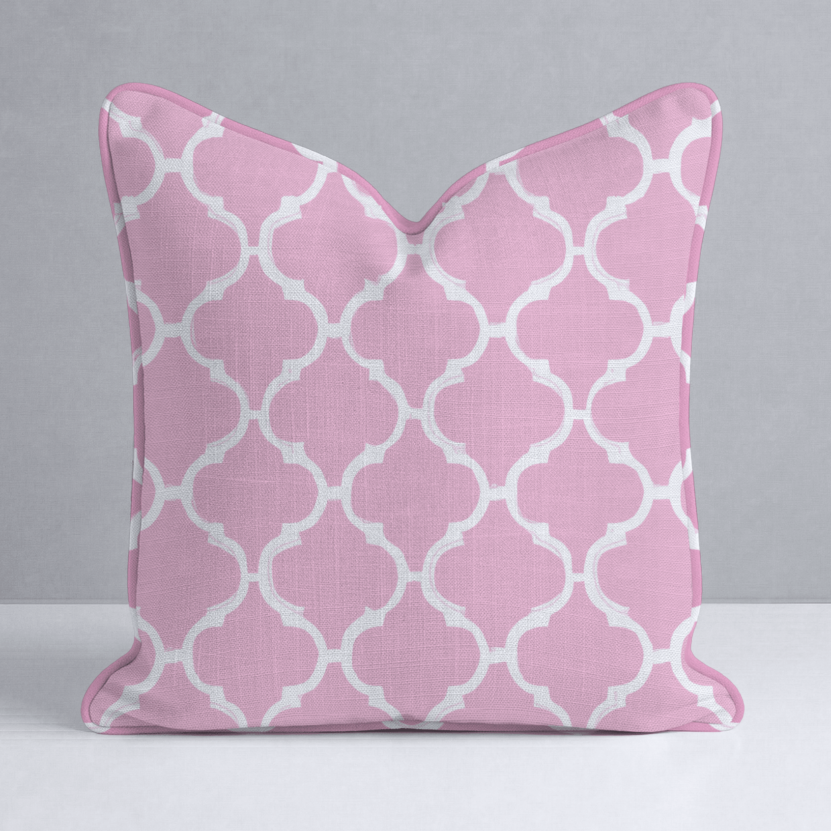 Petal Lattice Throw Pillow - Lemon Park