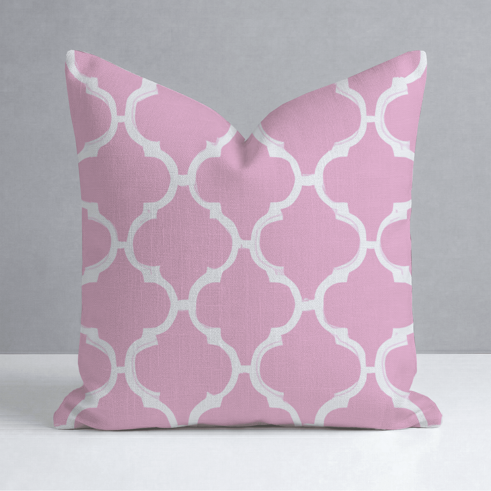 Petal Lattice Throw Pillow - Lemon Park