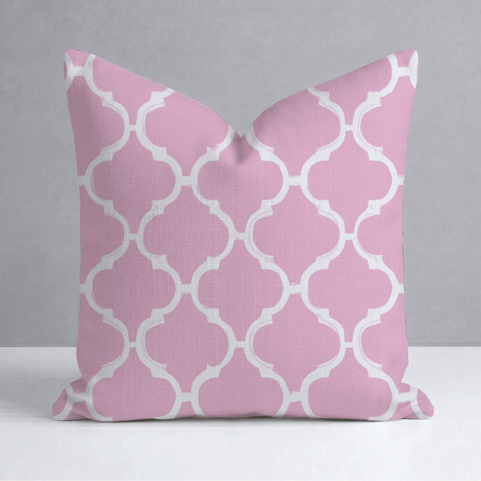 Petal Lattice Throw Pillow - Lemon Park