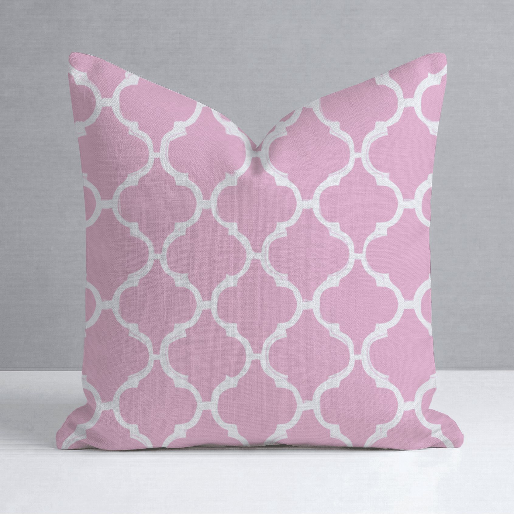 Petal Lattice Throw Pillow - Lemon Park