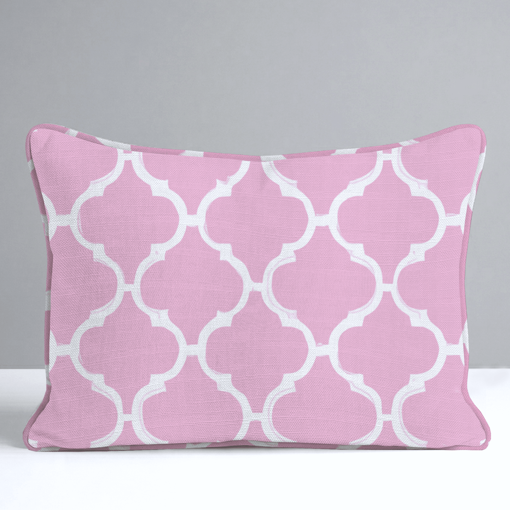 Petal Lattice Throw Pillow - Lemon Park