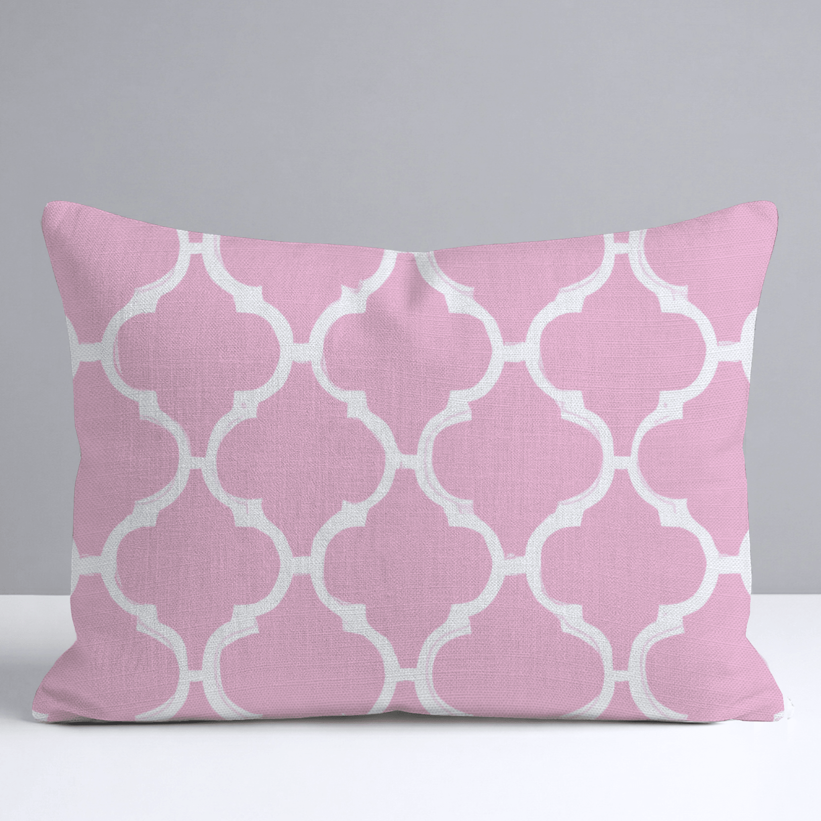 Petal Lattice Throw Pillow - Lemon Park
