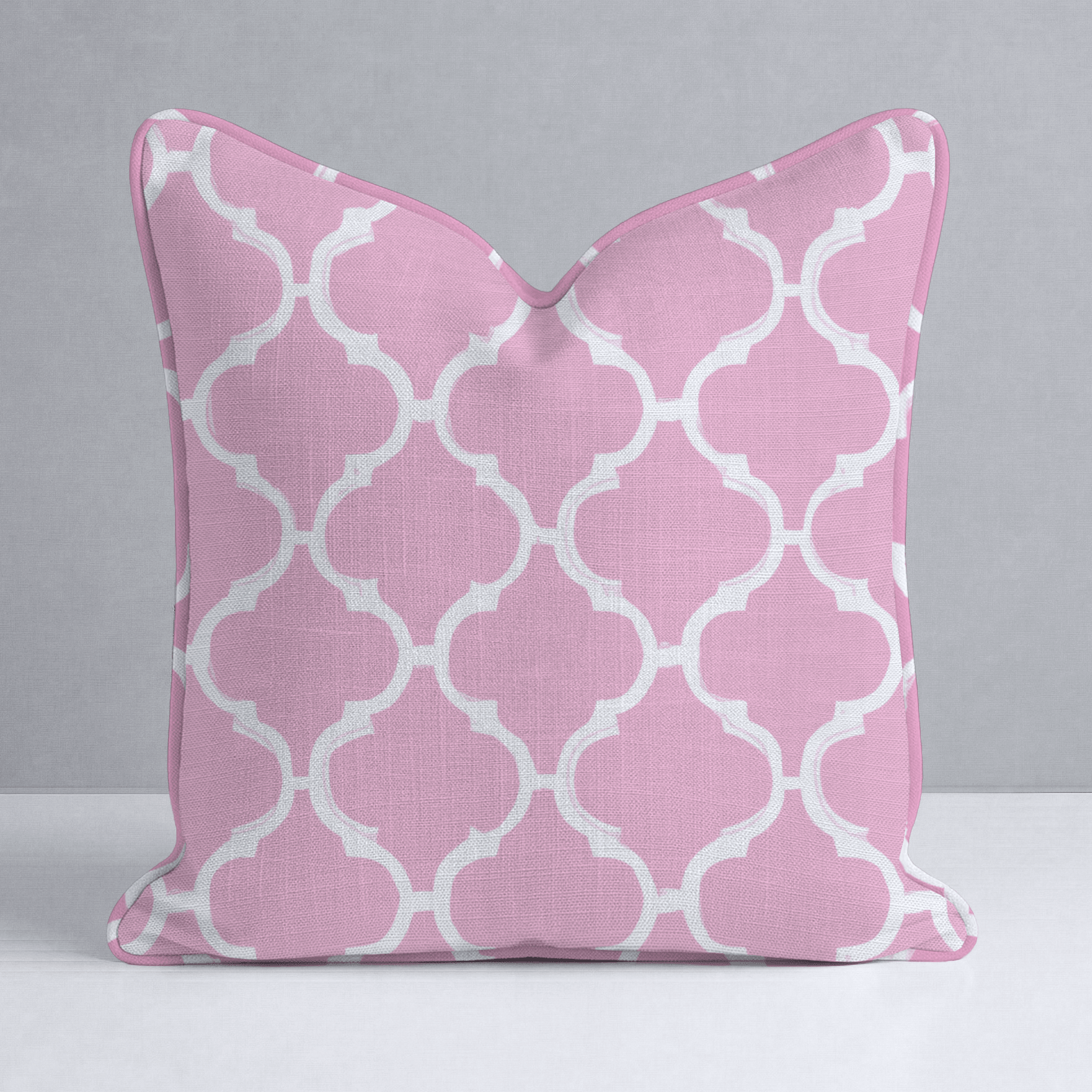 Petal Lattice Throw Pillow - Lemon Park