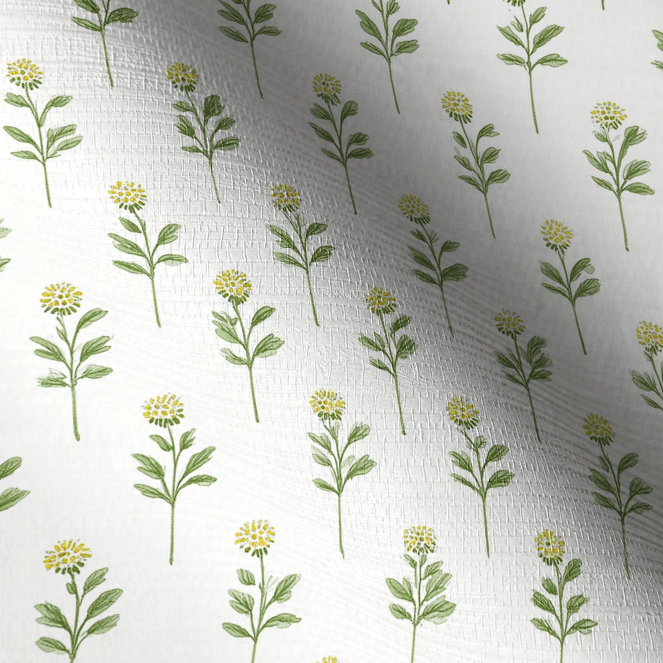 Pick Me Faux Grasscloth Wallpaper - Lemon Park