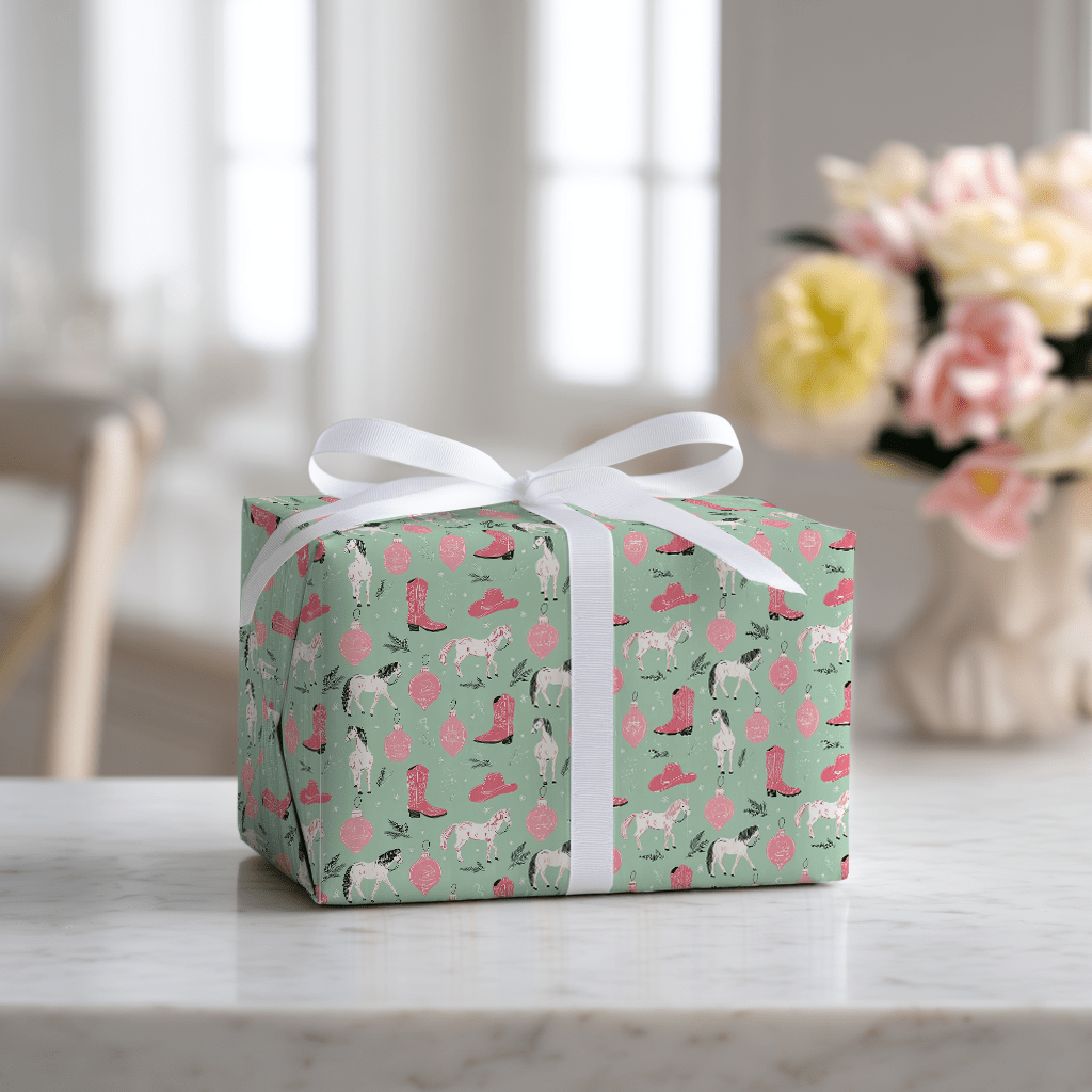 Pine & Pony Christmas - Wrapping Paper - Lemon Park