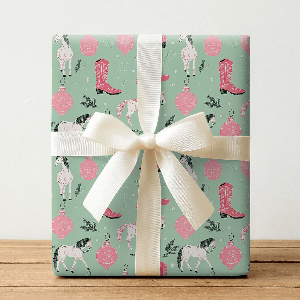 Pine & Pony Christmas - Wrapping Paper - Lemon Park