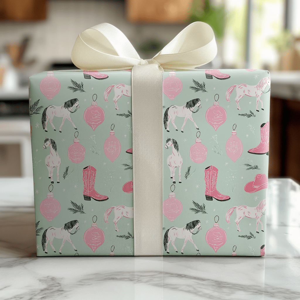 Pine & Pony Christmas - Wrapping Paper - Lemon Park