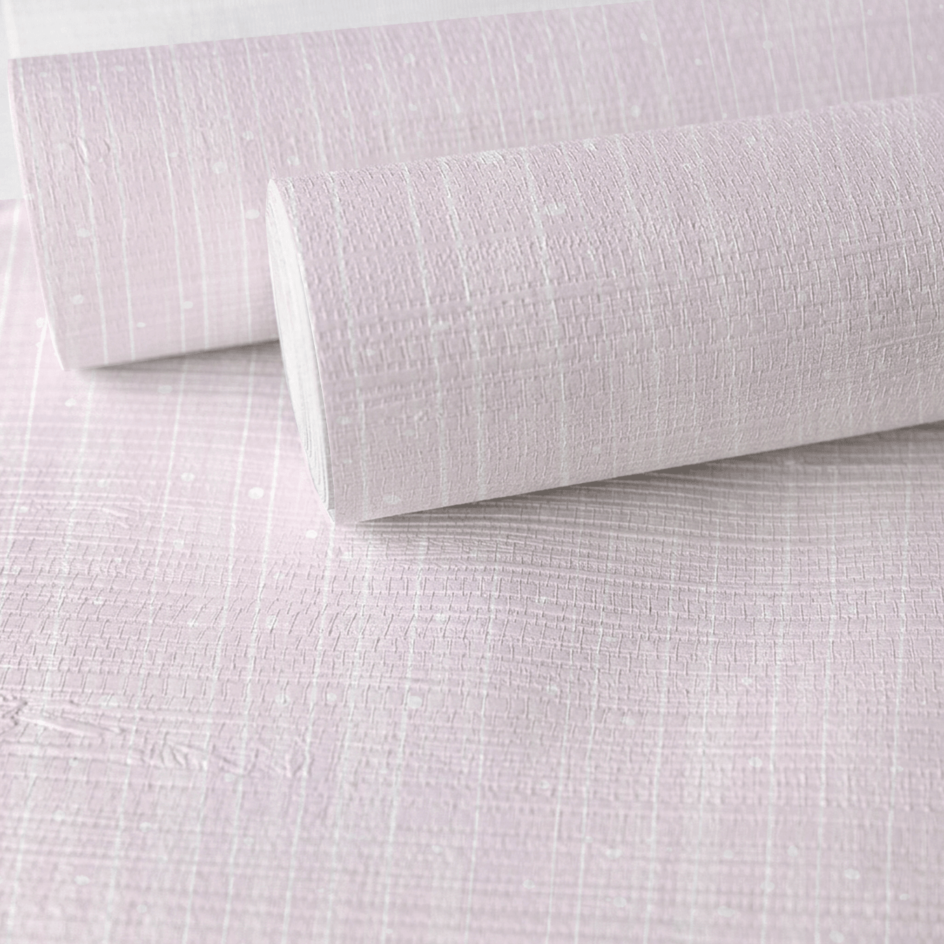 Pink Cece Faux Grasscloth Wallpaper - Lemon Park
