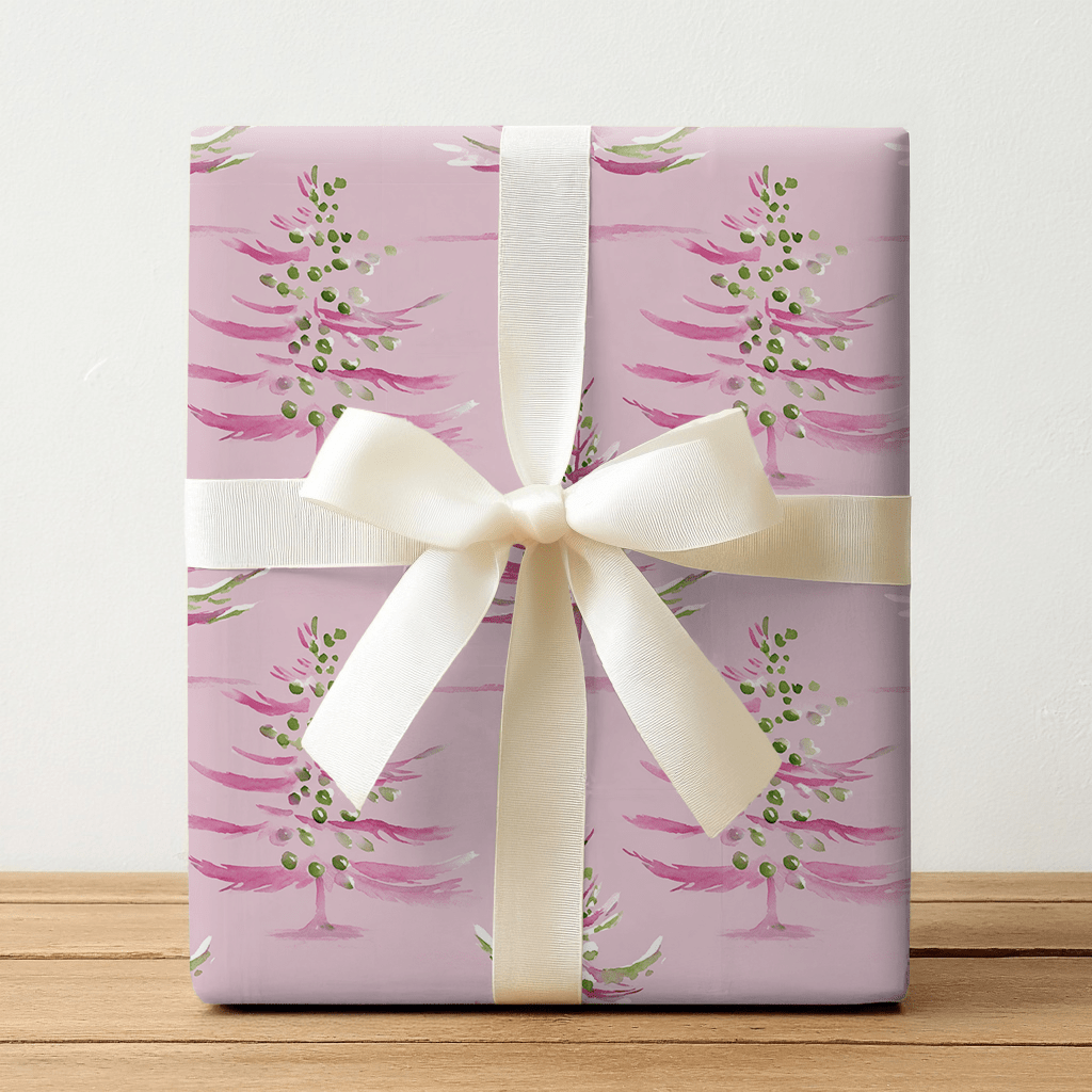 Pink Frost - Wrapping Paper - Lemon Park