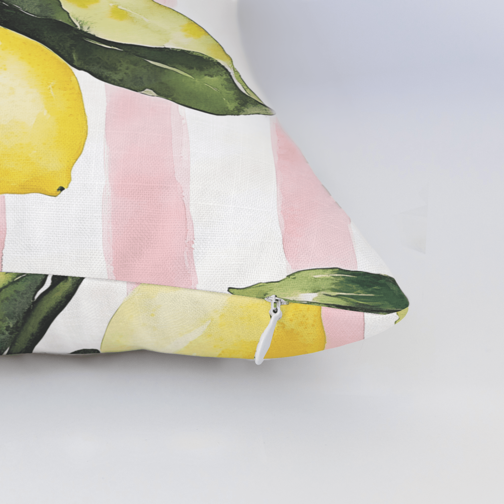 Pink Lemonade Throw Pillow - Lemon Park