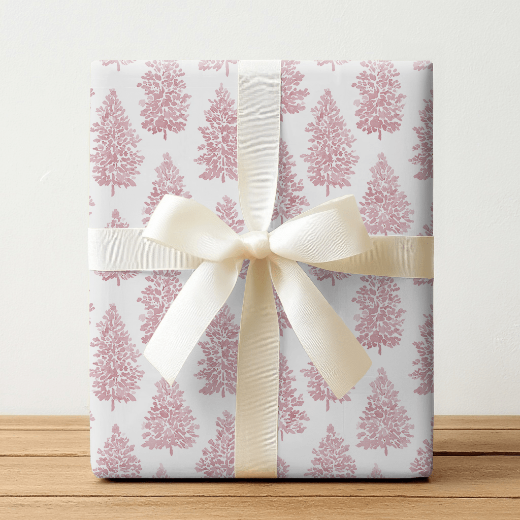 Pink Pines - Wrapping Paper - Lemon Park