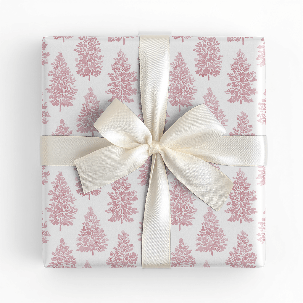 Pink Pines - Wrapping Paper - Lemon Park