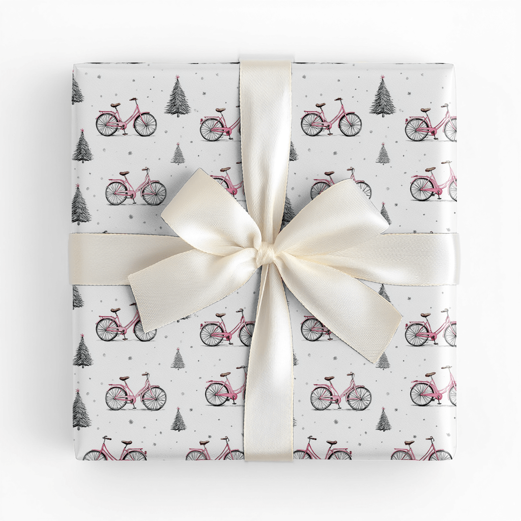 Pink Spokes Spokane - Wrapping Paper - Lemon Park