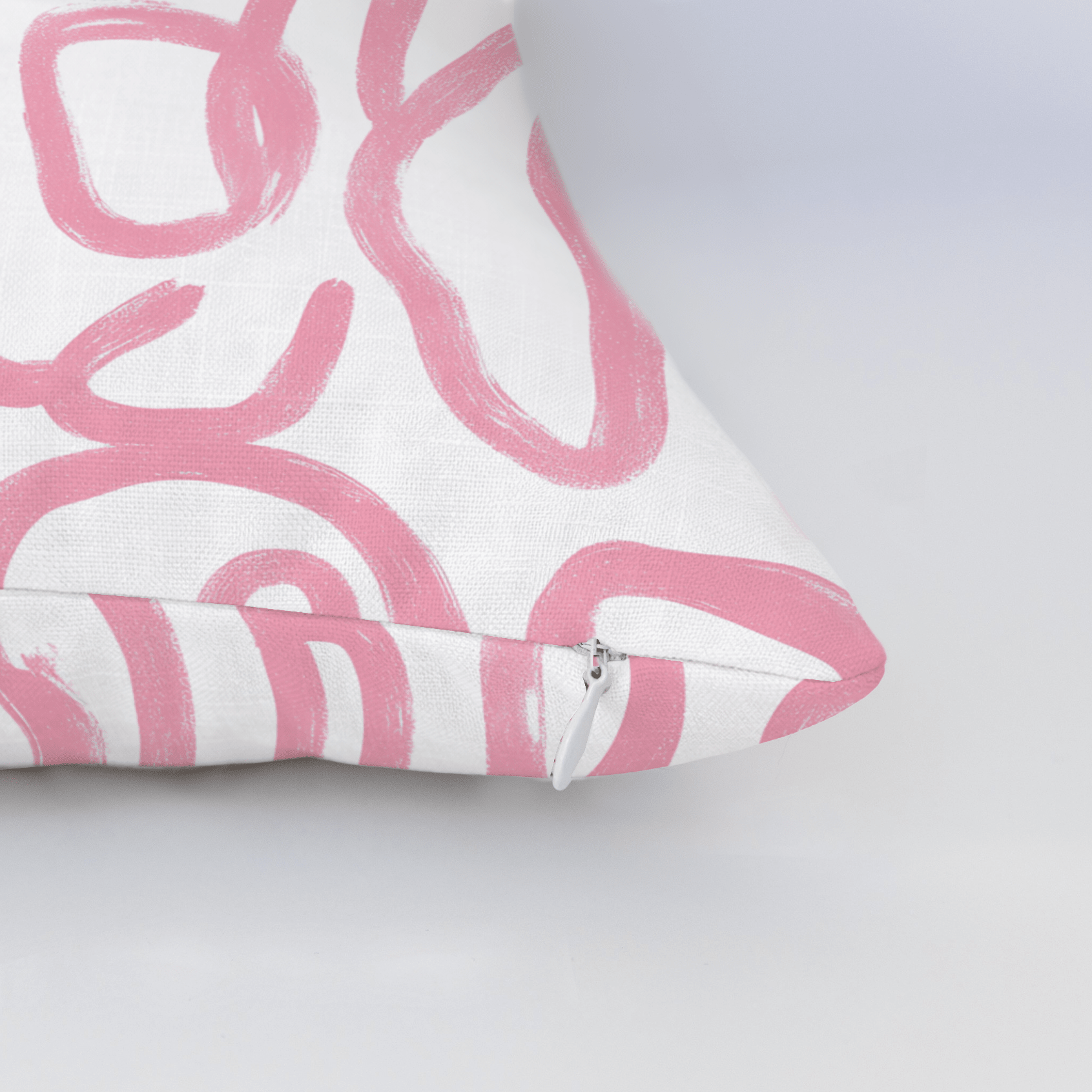 Pink Tangle Throw Pillow - Lemon Park
