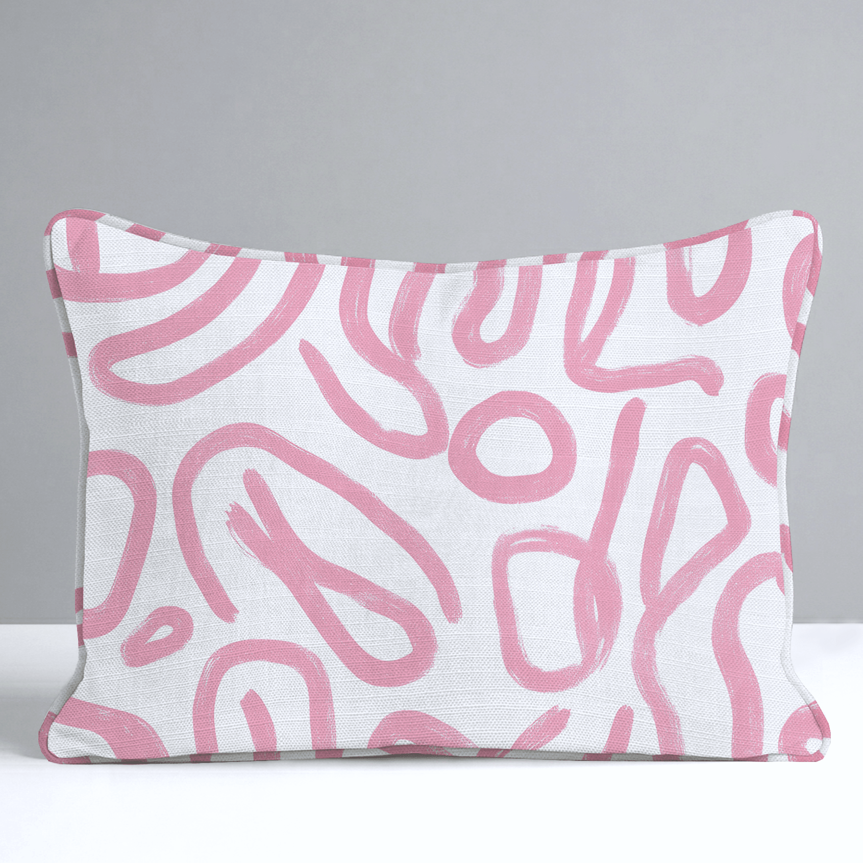Pink Tangle Throw Pillow - Lemon Park