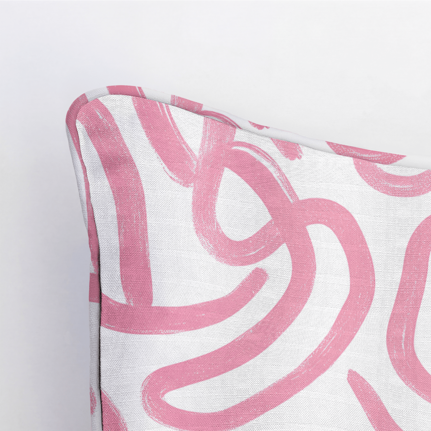 Pink Tangle Throw Pillow - Lemon Park