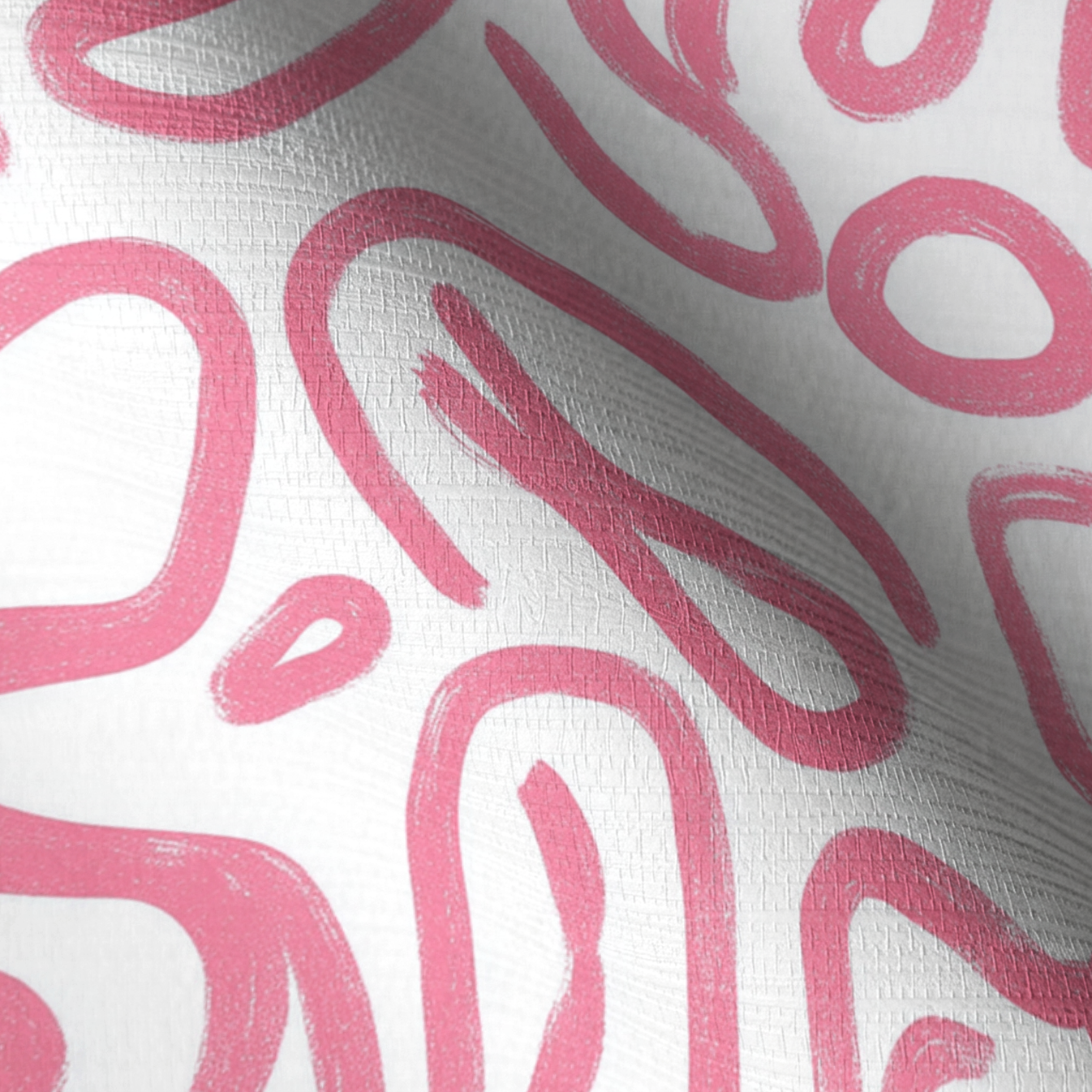 Pink Tangle Faux Grasscloth Wallpaper