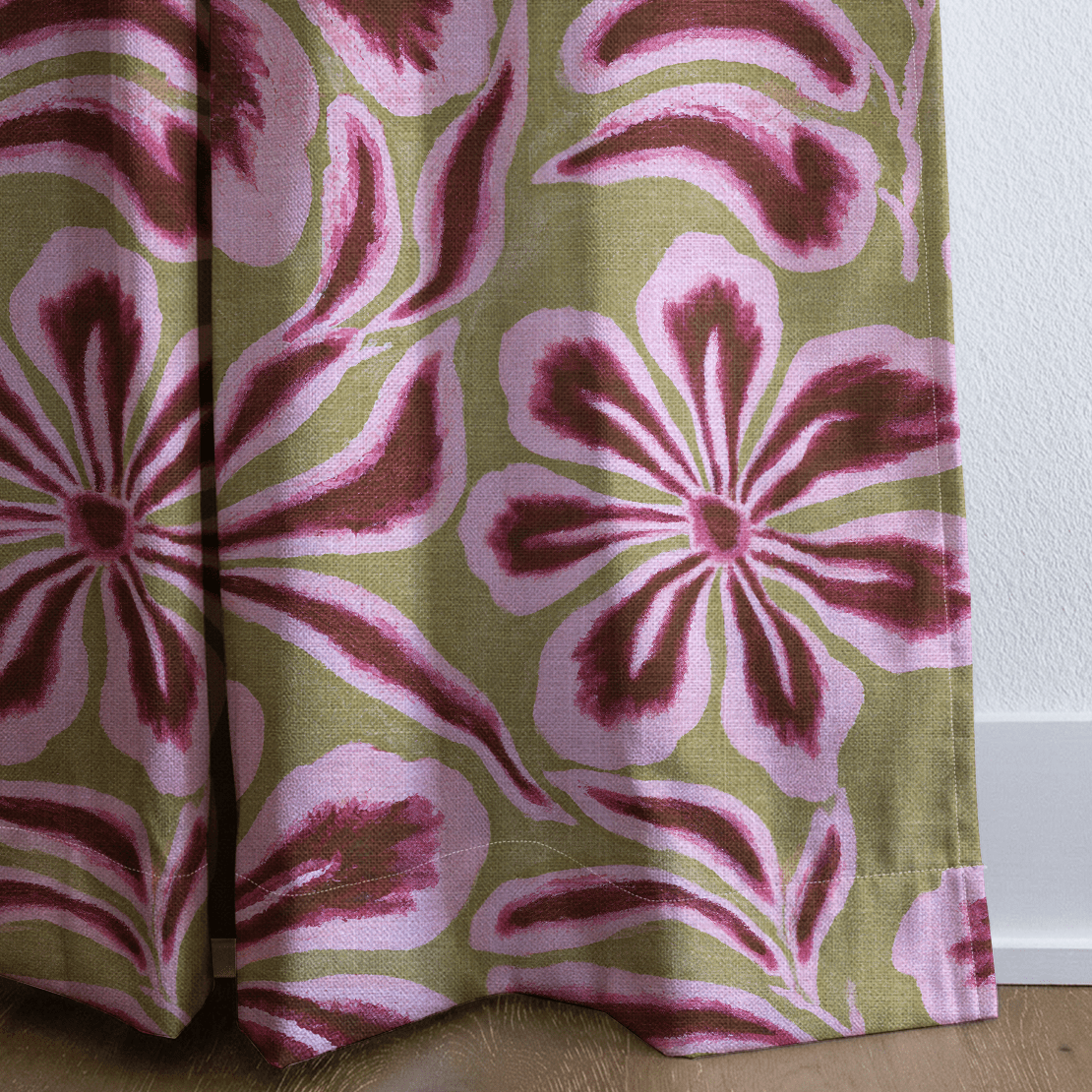 Pinwheel Bloom - Drapery - Lemon Park