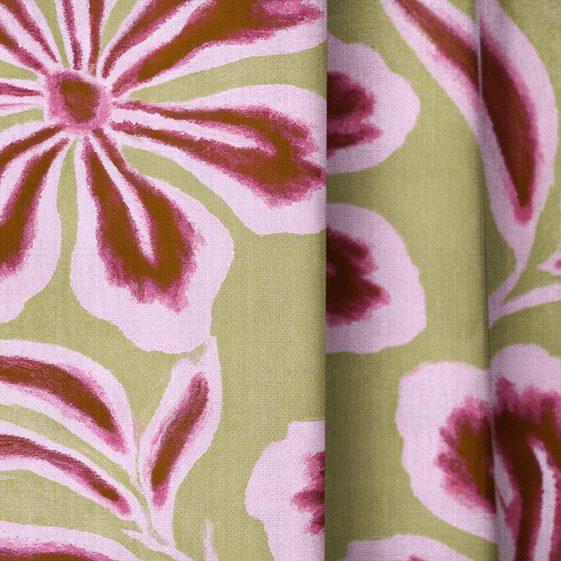 Pinwheel Bloom - Drapery - Lemon Park