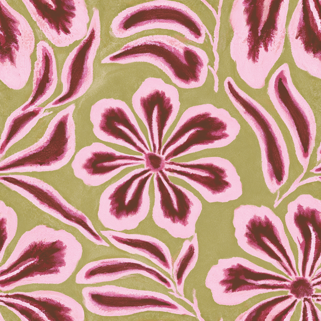 Pinwheel Bloom Wallpaper - Lemon Park