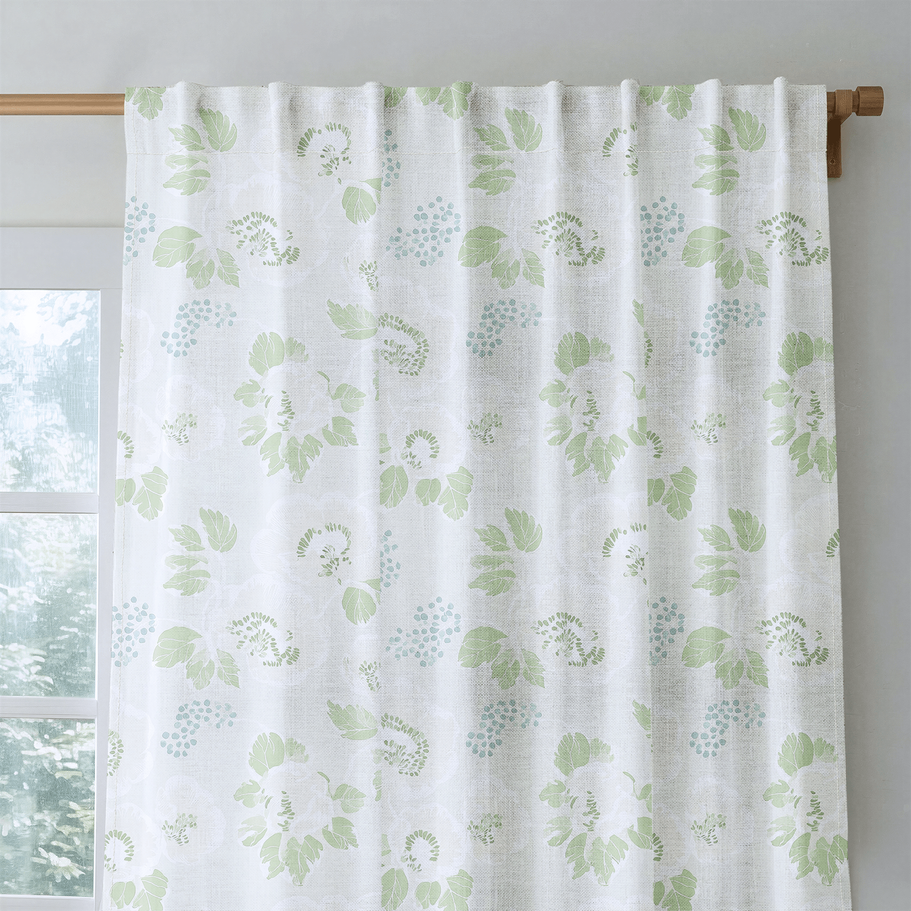 Pistachio Petals - Drapery - Lemon Park