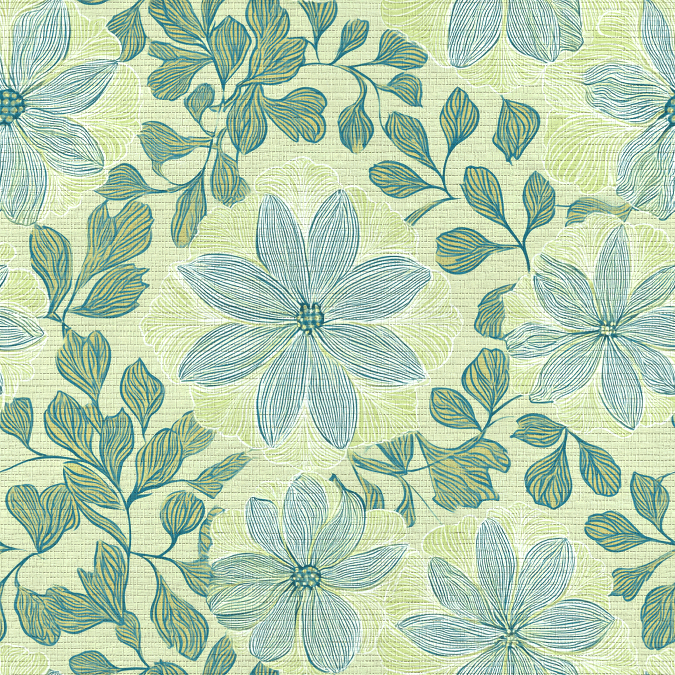Pistachios Faux Grasscloth Wallpaper - Lemon Park