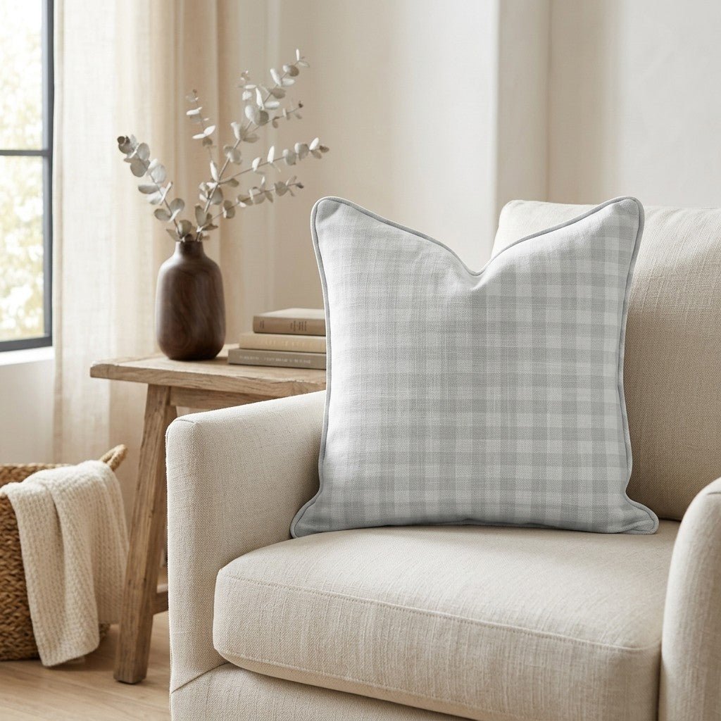 Plaid About It Throw Pillow - Lemon Park
