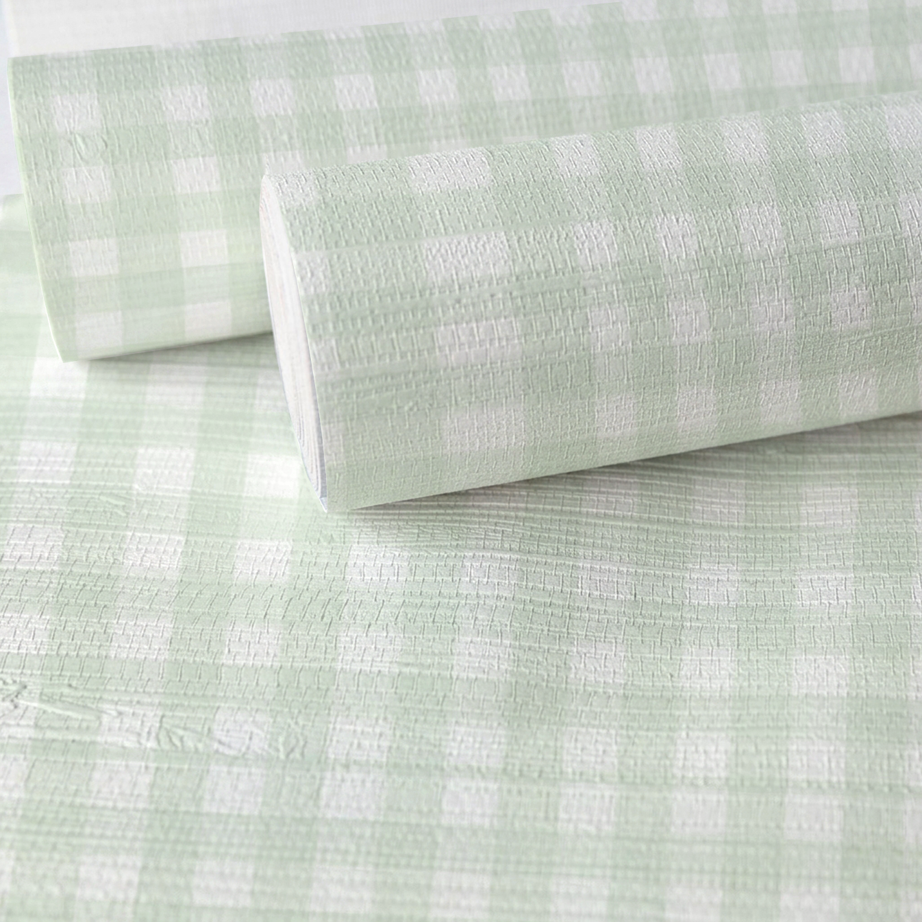 Plaid About It Faux Grasscloth Wallpaper