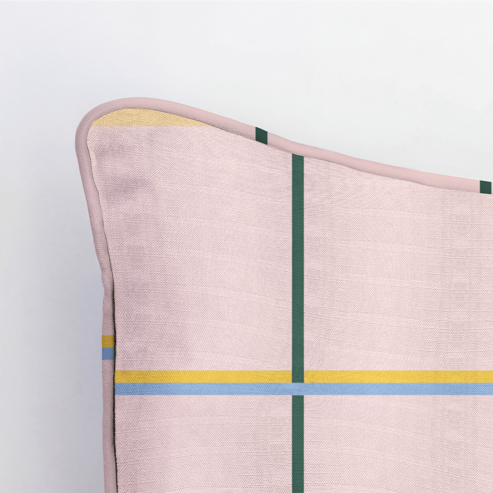 Plaid About You Throw Pillow - Lemon Park