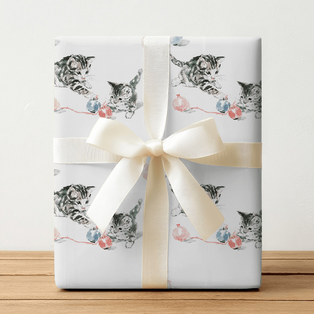 Playful Kitties - Wrapping Paper - Lemon Park