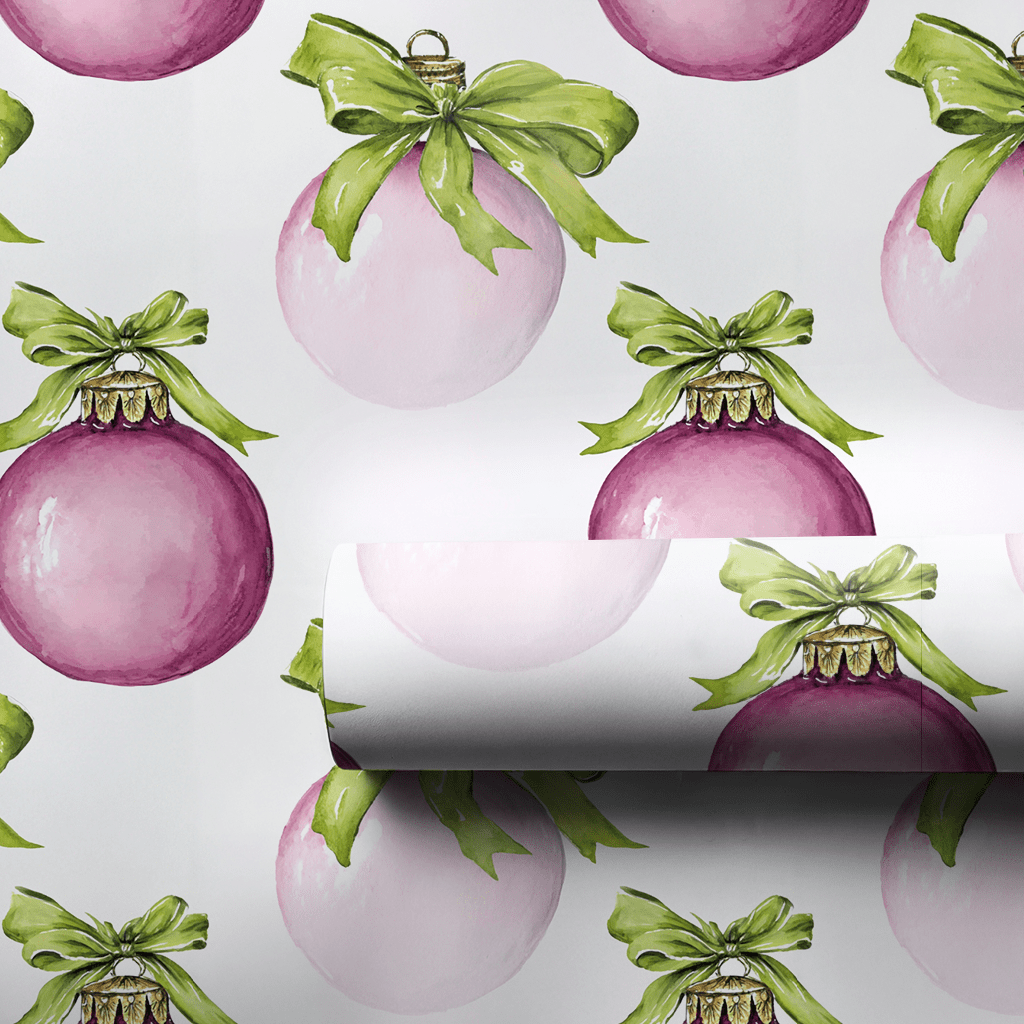 Plum Bauble - Wrapping Paper - Lemon Park