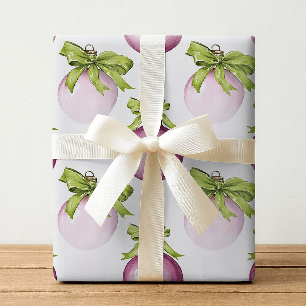 Plum Bauble - Wrapping Paper - Lemon Park